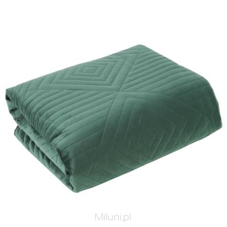 Narzuta na łóżko velvet SOFIA2  220x240,c.zielony