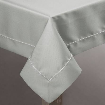 Obrus stołowy mereżka MADELE 140x180,srebrny