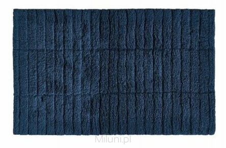 Dywanik łazienkowy Zone Tiles 80x50 dark blue