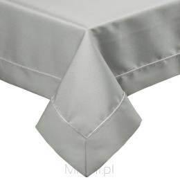 Obrus stołowy mereżka MADELE 145x260,srebrny