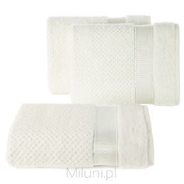 Ręcznik kąpielowy lurex 70x140 MILAN kremowy