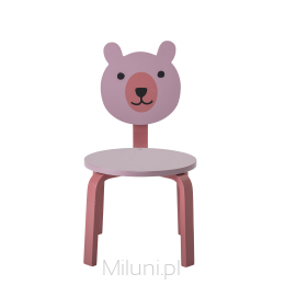 Krzesło dla dzieci Teddy Bear różowe