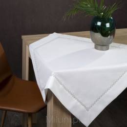Obrus stołowy mereżka ELIMA 85x85,biały