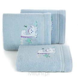Ręcznik dziecięca DINO2 50x90 niebieski