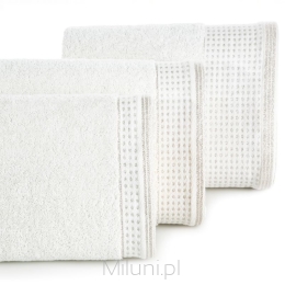 Ręcznik kąpielowy lurex 70x140 LUNA biel