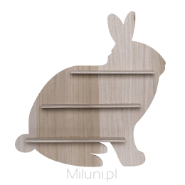 Półka ścienna Bunny 50x50 cm