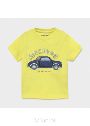 Koszulka PLAY WITH auto,limonka