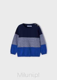 Sweterek niebieski dla chłopca r.98