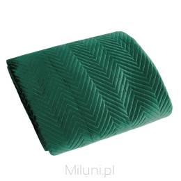 Narzuta na łóżko velvet SOFIA 230x260,c.zielony